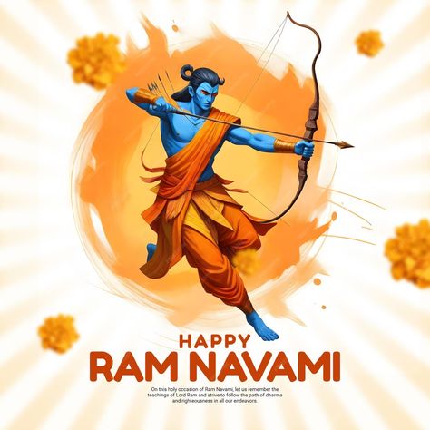 Premium PSD | Shri ram navami happy ram navami social media post template banner Ram Navmi Banner Background, Shree Ram Navami Banner, Ram Navmi Poster Design, Ram Navami Poster Design, Ram Navami Post, Shri Ram Navami, Happy Ram Navami, Ram Navami, Resume Maker