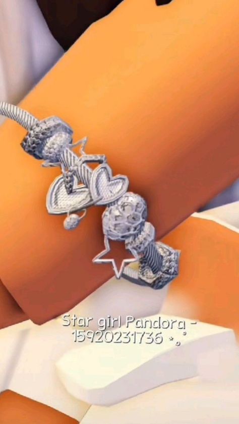 this is a star Pandora bracelet that is for berry avenue, bloxburg,etc.... Roblox Sets, Thanksgiving Coloring Pages, Roblox Codes, Star Bracelet, Pandora Bracelet, Shirt And Pants, Berry, Coding, Bracelet