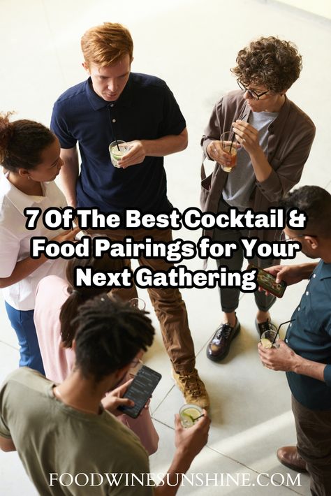 7 Of The Best Cocktail & Food Pairings for Your Next Gathering | Cocktails and food...two of my favorite things! Find your next favorite cocktail and food pairing by checking out these 7 of the best cocktail and food pairings brought to you by Cora Gold of the magazine, Revivalist. | Food Wine Sunshine #cocktails #foodandwine #cocktailpairings #drinks via @foodwinesun Shrimp Masala, Steak And Whiskey, Sour Food, South American Dishes, Cocktail Food, Food Pairing, American Dishes, Whiskey Sour, Wine Food Pairing