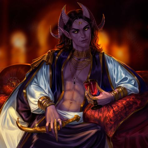 Dnd Tiefling, Tiefling Bard, Dungeons And Dragons Classes, Dnd Monsters, Dungeons And Dragons Characters, Demon Art, Dnd Art, Fantasy Monster, Character Design Male