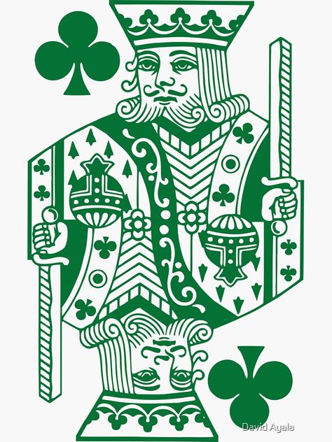 Poker Card Illustration, King Playing Card, Poker King, King Of Clubs, Playing Card Design, Court Cards, Playing Cards Design, Clubbing Aesthetic, Video Poker