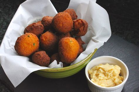 Wheat Free Dessert, Hush Puppies Recipe, Hush Puppy, Honey Butter Recipe, Honey Recipes, Honey Butter, Butter Recipe, In The Beginning, Wheat Free