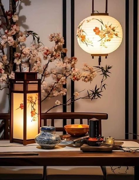 Chinese Room Decor Aesthetic, China Room Aesthetic, Traditional Chinese Room Aesthetic, Asian Home Aesthetic, Japanese Table Decor, Chinese Decor Asian Interior, Chinese Interior Design Traditional, Chinese Office, Chinese Tea Room