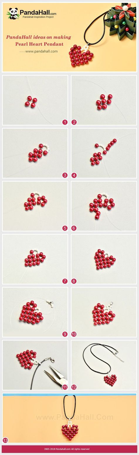 Beaded Jewelry Patterns Tutorials Beads Gone Wild, Heart With Beads Tutorial, Beads Heart Tutorial, Heart Beads Tutorial, Bead Heart Tutorial, Beaded Heart Tutorial, Beaded Hearts, Pola Macrame, Anting Manik