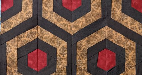 Fandom In Stitches: Horror - The Shining Carpet Horror Quilt, The Shining Carpet, Shining Carpet, Candle Ring, The Shining, Stephen King, Textile Patterns, Facebook Group, Quilting Designs