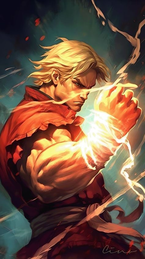 Ken Masters Street Fighter Art, Fighter Wallpaper, Street Fighter Wallpaper, Ken Street Fighter, Ken Masters, Sf Wallpaper, Street Fighters, Ryu Street Fighter, Super Street Fighter