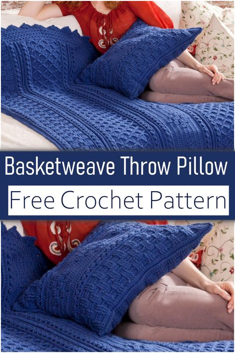 15 Free Crochet Pillow Patterns To Brighten Up Your Home - DIY Crafts Crochet Throw Pillow Pattern Free, Crochet Pillows Free Patterns, Free Crochet Pillow Patterns, Crochet Pillow Covers, Crochet Pillowcase, Crochet Pillow Patterns Free, Pillow Patterns, Crochet Pillow Cover, Crochet Pillow Pattern