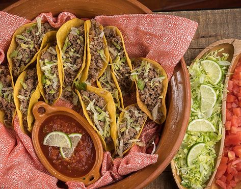 Beef Picadillo Tacos Caldillo Beef Recipe, Picadillo Tacos, Beef Taco Recipe, Taco Night Recipes, Beef Picadillo, Night Recipes, Eat Beef, Dinner With Ground Beef, Ground Beef Recipes Easy