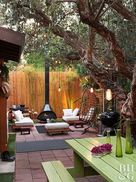 California Backyard, Backyard Getaway, Small Patio Garden, Backyard Seating, Garden Wallpaper, Backyard Inspiration, Backyard Garden Design, Small Backyard Patio, Dream Backyard