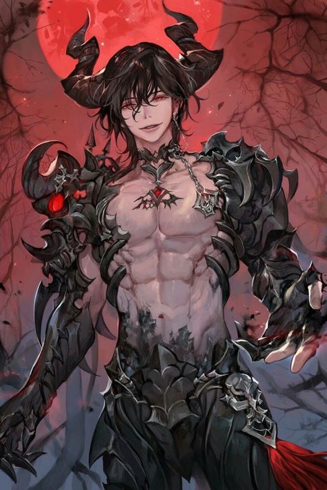 Immortal Character Design, Anime Incubus, Incubus Art, Male Villain, Novel Game, Character Making, Evil People, Hottest Anime Characters, Dark Anime Guys