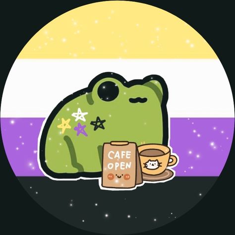 Frog Pfp, Non Binary