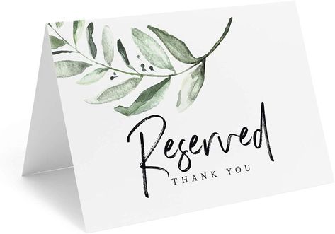 Reserved Signs For Wedding, Table Reserved Signs, Reserved Wedding Signs, Signs For Wedding, Reserved Table Signs, Seating Sign, Cards Table, Bridal Invitations, Wedding Party Table