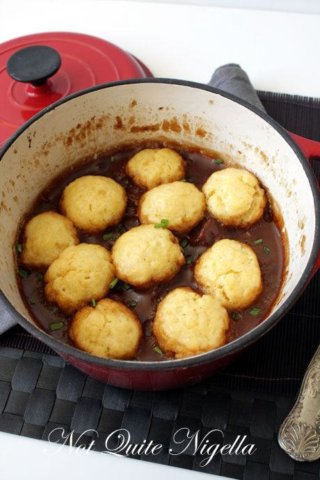 Beef & Beer Stew with Cheese Dumplings Family Deserts, Meat Pie Filling, Beef Stew With Beer, Beer Stew, Cheese Dumplings, Beef Stew With Dumplings, Stew And Dumplings, Human Finger, Cooking With Beer