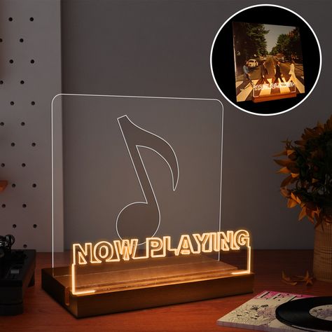 Light up Now Playing Vinyl Record Stand Vinyl Stand, Vinyl Record Stand, Record Stand, Now Playing, Vinyl Record, Vinyl Records, Light Up, Vinyl, Music