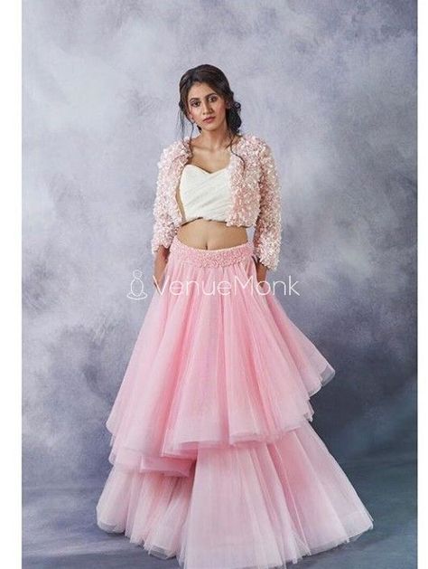 New Style Top Choli Lehenga With Jacket Design Choli Dress, Wedding Lehenga Designs, Wedding Lehengas, Lehnga Dress, Crop Top And Skirt, Frock Fashion, Designer Bridal Lehenga, Indian Gowns Dresses, Indian Gowns