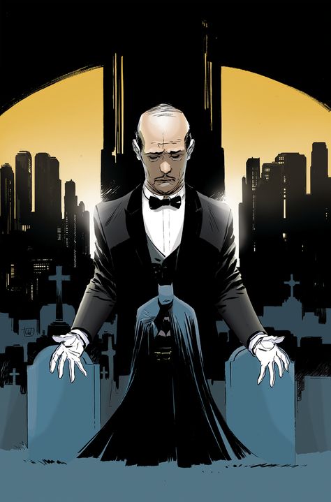 Alfred From Batman, Alfred Pennyworth Comics, Spoiler Dc, Alfred Batman, Batman Sleeve, Dark Detective, Comic Wall, Alfred Pennyworth, Batman Film