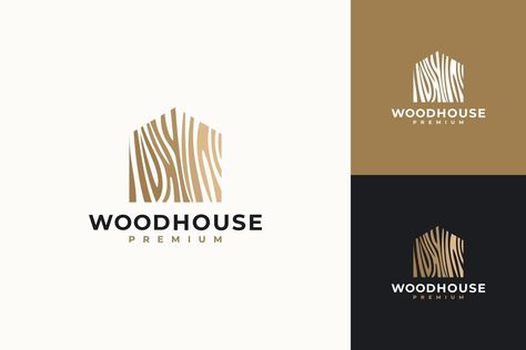 Carpenter Logo Design, Wood Logo Branding, Carpenter Logo, Wood Logo Design, Home Logo Design, Wooden Logo, Wood Company, Wood Logo, Woodworking Logo