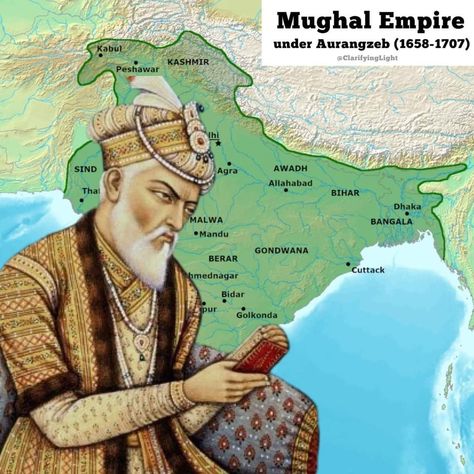 Under his rule, his territory and land expanded to 4 million square miles, and ruled over an estimated 158 million people. He even surprised China into the world's largest economy. The great orthodox Muslim leader Aurangzeb 'Ālamgīr was the last prominent Mughal emperor and ruled over the entire Indian subcontinent including present-day; Pakistan, Afghanistan, Kashmir, Bengal as well as northern and southern India. He was said to be both the richest and most powerful leader of his day. Aurangzeb Mughal Empire, Bengal Sultanate, Tipu Sultan Banner, Aurangzeb Alamgir, Tippu Sultan, Patriotic Wallpaper, Tipu Sultan, Chatrapati Shivaji, Mughal Emperor