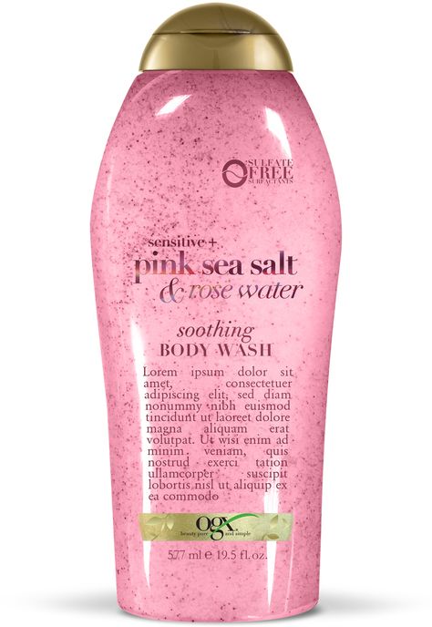 Free 2-day shipping. Buy OGX Pink Sea Salt & Rose Water Scrub 19.5oz at Walmart.com Ogx Rosewater, Sea Salt Scrubs, Exfoliating Body Wash, Pink Sea Salt, Salt Wash, Drugstore Skincare, Supple Skin, Pink Sea, Shower Skin Care