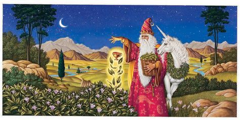 Celestial Seasonings Mint Magic artwork Mint Magic, Sleepytime Tea, Celestial Seasonings Tea, Cold Brew Iced Tea, Celestial Seasonings, Retro Artwork, Iconic Artwork, World Of Fantasy, Tea Art