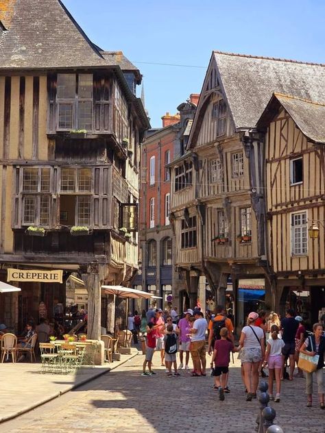 Discover France and the French | Dinan | Facebook Dinan France, French Buildings, France, Building