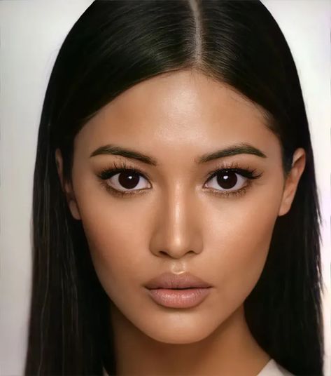 Artist Uses AI To Illustrate Cartoon Characters In Real Life - 9GAG Pocahontas Real, Pocahontas Makeup, Pocahontas Drawing, Characters In Real Life, Carl Fredricksen, Semi Realism, Bold Makeup, John Smith, Realistic Drawings