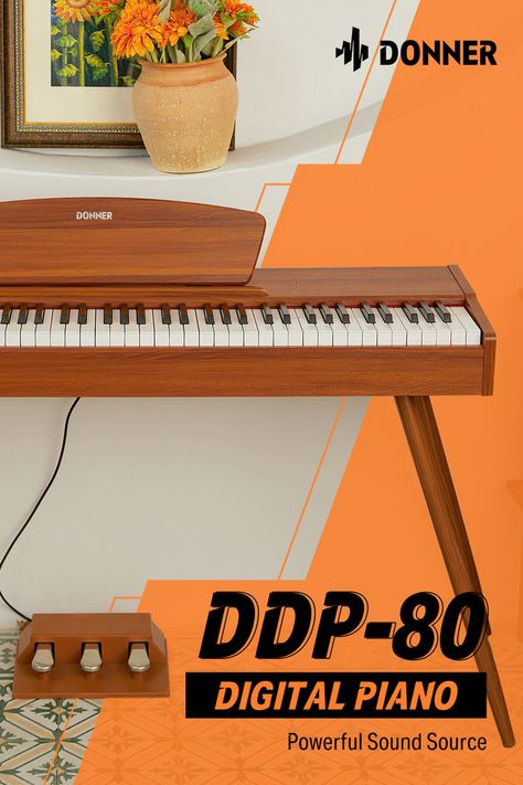 Piano For Beginners, Sheet Music Stand, Finger Strength, Music Stand, Pedal Power, Electric Piano, Digital Piano, Wood Color, Power Adapter