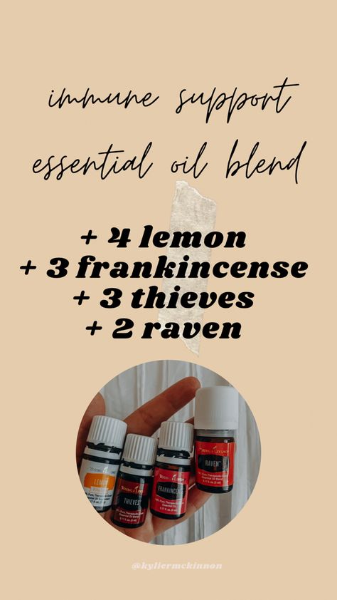 Young Living Sick Diffuser Blend, Cold Diffuser Blends Young Living, Immune Diffuser Blend, Young Living Cold Diffuser Blend, Diffuser Blends For Immune Support, Raven Essential Oil Diffuser Blend, Immune Support Diffuser Blend, Essential Oil Immunity Blend, Young Living Thieves Diffuser Blends