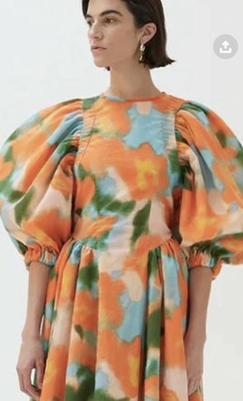 Clothes Print, Trendy Sewing, Peach Blush, Abstract Floral Print, Print Trends, Crop Pants, Fashion Fabric, Color Trends, Color Inspiration