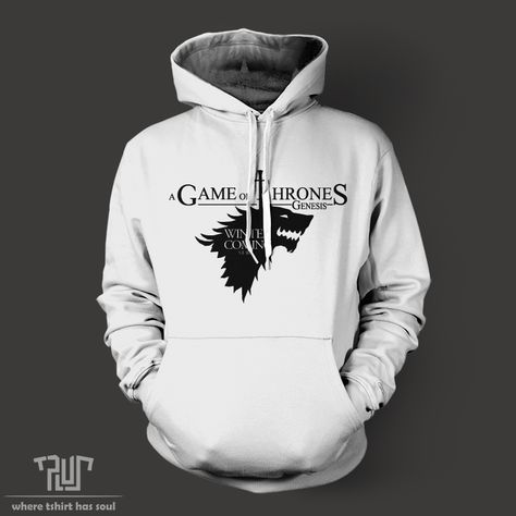 Game Of Thrones House Of Stark Unisex Pullover Hoodie //Price: $84 & FREE Shipping //     #harrypotter #anime #uzumakinaruto #got #gameofthrone #starwars #batman #naruto House Of Stark, Winter Is Coming Stark, Game Of Thrones Hoodie, Game Of Thrones Men, Game Of Thrones Merchandise, Game Of Thrones Winter, Game Of Thrones Jewelry, Fire And Blood, Game Of Thrones Fans