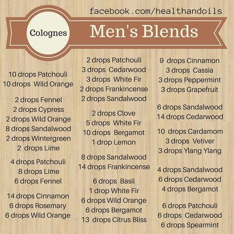 Homemade Cologne, Diy Cologne, Cologne Recipes, Essential Oil Cologne, Beard Oil Recipe, Essential Oil For Men, Essential Oil Perfumes Recipes, Roller Blends, Diy Beard