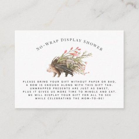 Spring Woodland | No Wrap Display Shower Insert for $0.40 - Baby Shower Invitations Spring Woodland, Woodland Theme Baby, Shower Insert, Rustic Baby Shower Invitations, Shower Inserts, Baby Shower Invitation Cards, Woodland Baby Shower Invitations, Spring Baby Shower, Baby Shower Templates