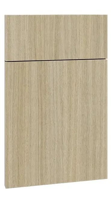 Slab Textured Natural Rift Cut Oak Cabinets - European Frameless White Oak Flat Front Cabinets, Slab Kitchen Cabinets, Flat Front Cabinets, Slab Cabinets, Refrigerator Wall, Cabinet Trim, Free Kitchen Design, Stock Cabinets, European Cabinets