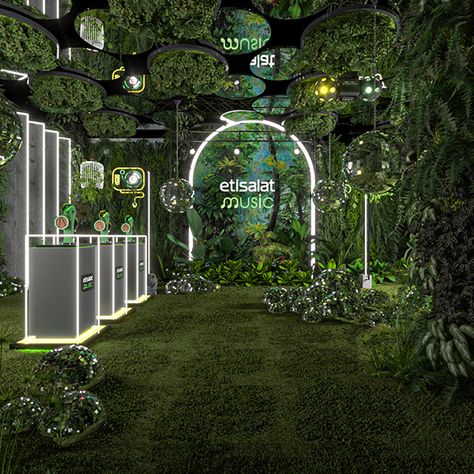 Nature Booth Design, Event Entrance, Architecture Set, Urban Farm, Social Post, Lighting Showroom, Exhibition Stand Design, H Design, Art Daily