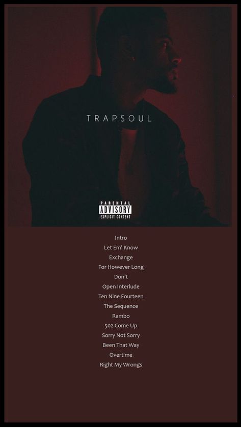 Bryson Tiller, Sorry Not Sorry, Parental Advisory Explicit Content, Parental Advisory, Celebrity Crush, That Way, Parenting, Let It Be, Music