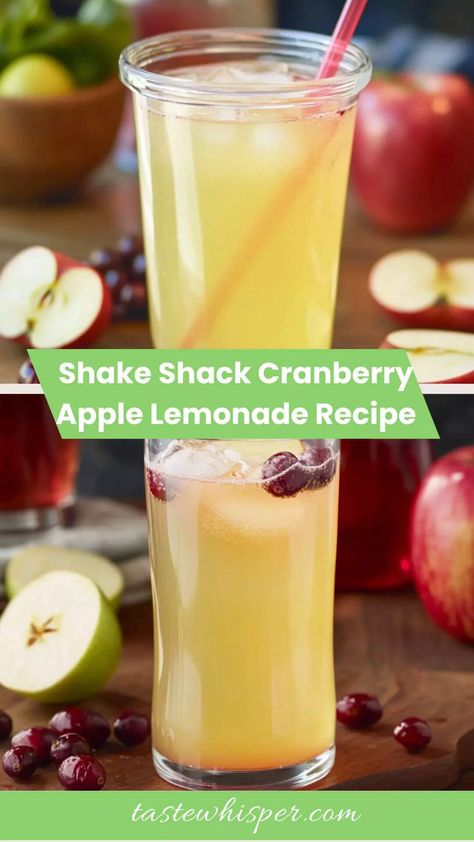 Cherry Pepper Relish Recipe, Apple Lemonade, Crinkle Cut Fries, Pepper Relish, Cranberry Apple, Lemonade Recipe, Shake Shack, Apple Cranberry, Lemonade Recipes