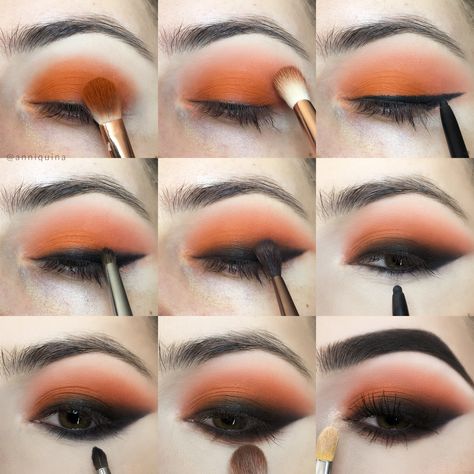 @anniquina Products used: Karity Smokey Palette (stargasm, naturale, abc, tasty, cougar), Essence Longlasting Eye Pencil in Black Fever, Essence I Love Extreme Volume Mascara Waterproof, Brushes: Sigma Beauty E25, E35, E40, MORPHE M149, M170-6, Luxie Beauty 237 Eye Makeup Tutorial For Beginners, Natural Eye Makeup Tutorial, Beginners Eye Makeup, Fest Outfits, Essence Cosmetics, Eye Makeup Steps, Natural Makeup Tutorial, Makijaż Smokey Eye, Makeup Tutorial For Beginners