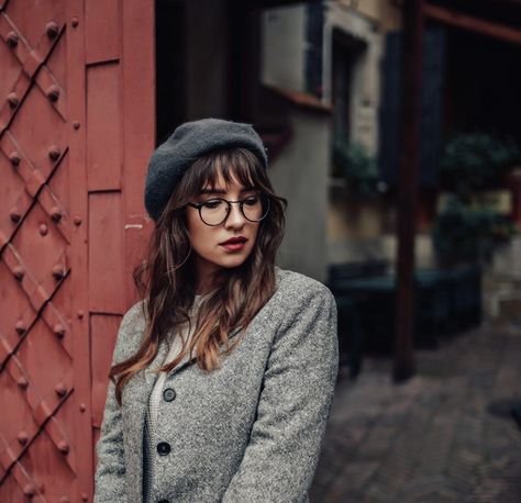 Bangs With Glasses, French Girl Hair, Bangs And Glasses, Wavy Bangs, Hairstyles With Glasses, Air Dry Hair, Effortless Hairstyles, Dull Hair, Wispy Bangs