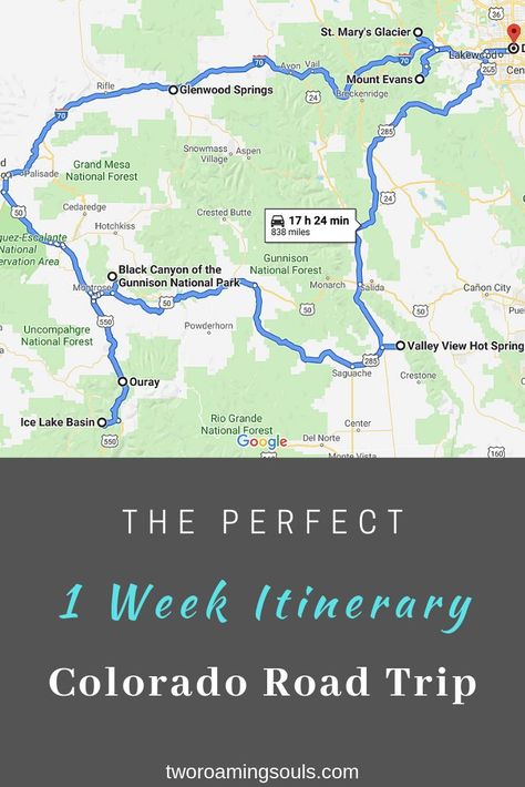 Here is a perfect 1 week itinerary for a Colorado road trip that will take you to the most epic places Colorado has to offer.  #colorado #1weekitinerary #roadtrip #coloradoroadtrip #ultimateroadtrip Colorado National Parks Map, Colorado Roadtrip, Colorado Vacations, Denver Trip, Colorado Road Trip, Colorado National Parks, Gunnison National Park, Road Trip To Colorado, Colorado Trip