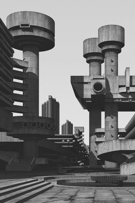 Brutalist Photography, Doom Architecture, Jg Ballard, Architecture 2023, Mega Structure, Brutalism Architecture, Brutalist Buildings, Concrete Architecture, Brutalist Design