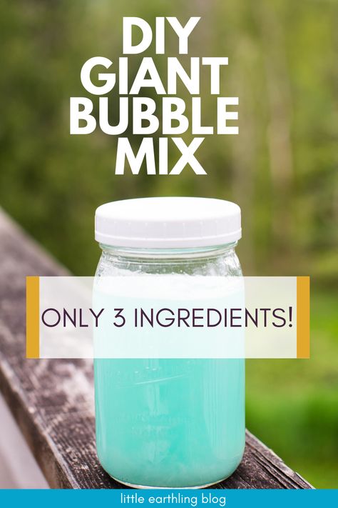 Giant Bubble Recipe Without Glycerin, Giant Bubbles Recipe, Large Bubbles Recipe, Diy Bubbles Recipe, Bubble Recipes, Giant Bubble Solution, Bubble Solution Recipe, Giant Bubble Recipe, Huge Bubbles