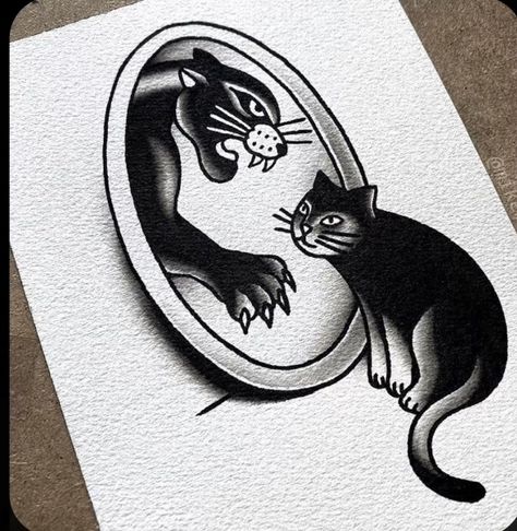 Tattoo Ideas Traditional Black, Traditional Tattoo Black And White, Traditional Black Tattoo, Traditional Tattoo Old School, Tattoos Traditional, Traditional Tattoo Inspiration, Traditional Tattoo Designs, Traditional Style Tattoo, Black Cat Tattoos