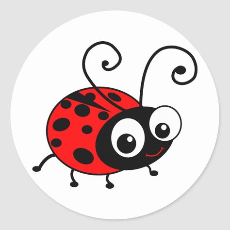 Bugs Cartoon, Cartoon Beetle, Cartoon Bugs, Cartoon Ladybug, Bug Cartoon, Ladybug Cartoon, Cute Ladybug, Doodle Art Flowers, Ladybug Crafts