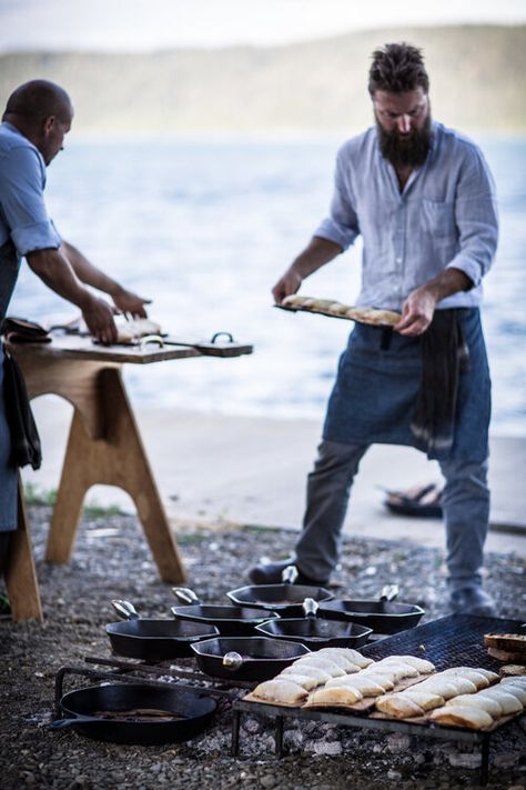 Summer Outdoor Dinner - Salt and Stone — Secret Supper Secret Supper, Salt And Stone, Summer Succotash, Summer Suppers, Fried Potato Chips, Grilled Halibut, Cultured Butter, Summer Dinner Party, Hood Canal