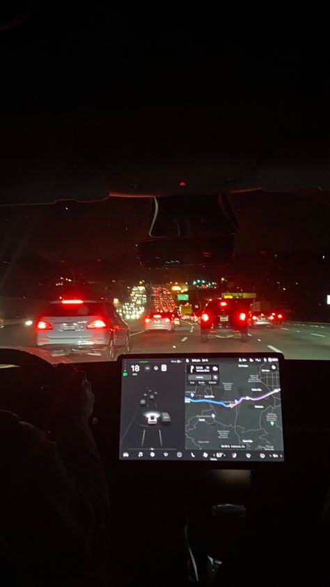 Tesla Night Drive, In Car Snap, View At Night, Car Snap, City View Night, Snap Pics, Airplane Landing, 2024 Board, Night Drives