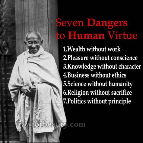 7 Dangerous human Virtues Gandhi Quotes, This Is Your Life, Inspirational Thoughts, Infj, New People, The Words, Great Quotes, Inspire Me, Life Lessons