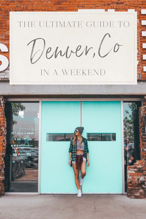 the ultimate guide to denver in a weekend Weekend In Denver Colorado, Road Trip Games For Kids, Weekend In Denver, Denver Trip, Denver Vacation, Blonde Abroad, Trip Games, Visit Denver, Denver Travel