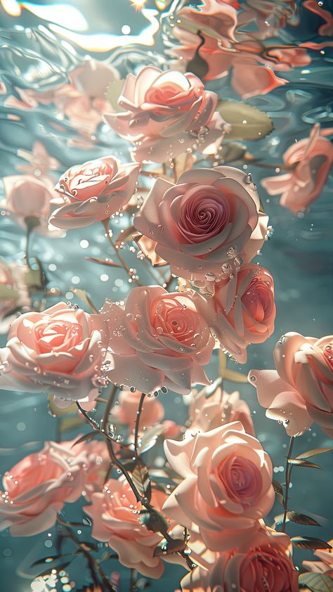 Future Collage, Bouquet Of Pink Roses, Nice Tattoos, Jelly Wallpaper, Normal Wallpaper, Water Aesthetic, Phone Wallpaper Pink, Pretty Phone Wallpaper, 4 Images