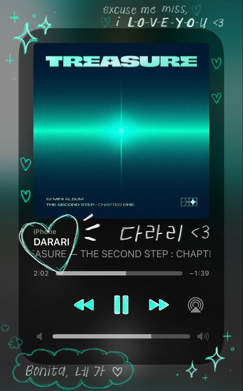 darari — treasure, the second step: chapter one <3 spotify album cover doodle by me Darari Treasure Lyric, Treasure Album Cover, Kpop Aesthetic Spotify Cover, Treasure Darari, Darari Treasure, Aesthetic Spotify Cover, Musica Aesthetic, Treasure Lyrics, Music Diary