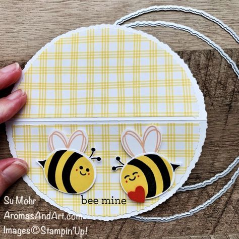 Bee Valentines Cards, Bee My Valentine, Stampin Up Valentine Cards, Bee Mine Valentine, Bee Valentine, Valentines Day Cards Handmade, Valentine Cards Handmade, Bee Mine, Bee Cards